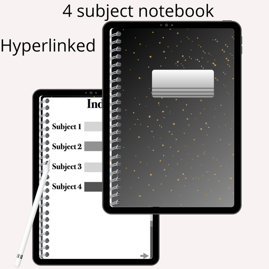 4 Subject notebook
