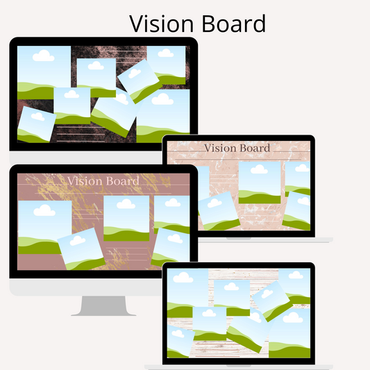canva: vision board desktop